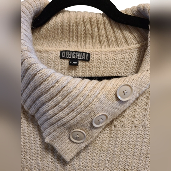 Nicole Miller acrylic/wool chunky knit sweater - Picture 3 of 5